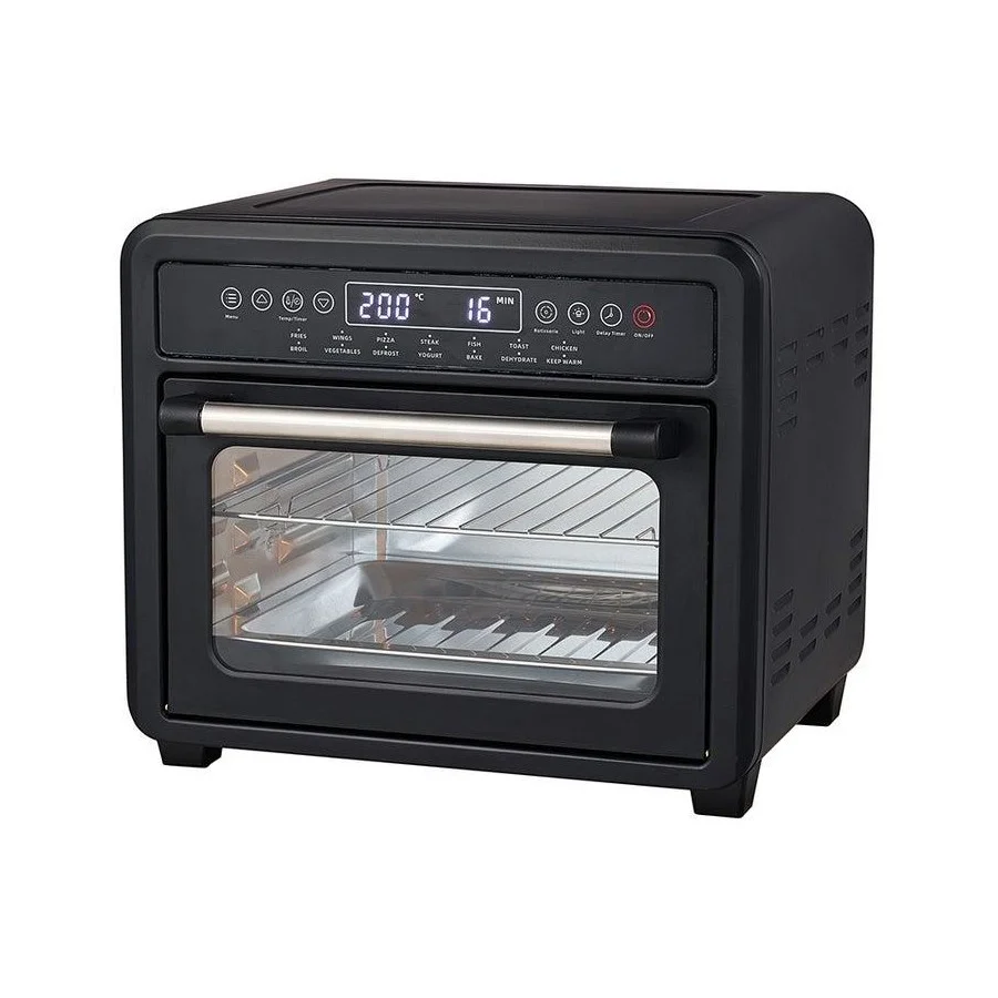 Flatbed microwave interior without a turntable